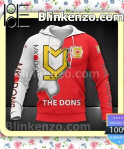 Milton Keynes Dons FC The Dons Men T-shirt, Hooded Sweatshirt x
