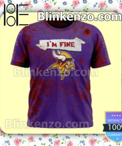 Buy In US Minnesota Vikings Blood Jersey NFL Custom Halloween 2022 Shirts