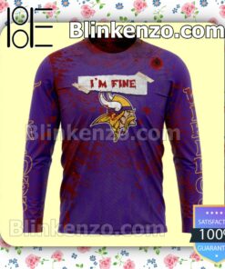 POD Minnesota Vikings Blood Jersey NFL Custom Halloween 2022 Shirts
