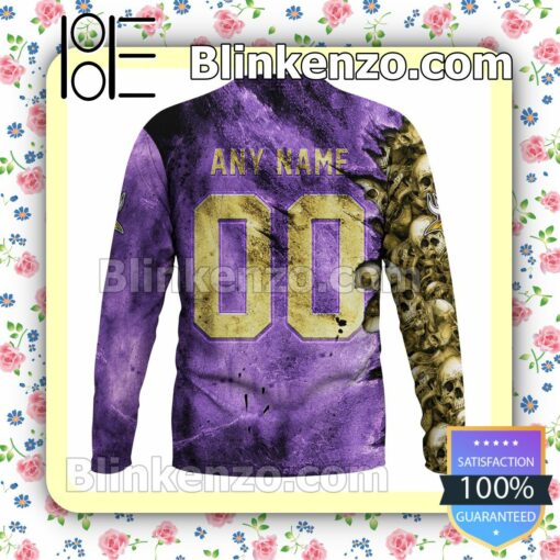 Beautiful Minnesota Vikings Cemetery Skull NFL Custom Halloween 2022 Shirts