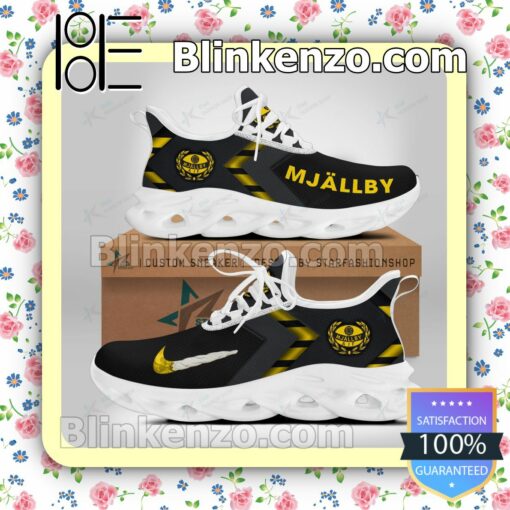 Mjällby AIF Logo Print Sports Sneaker b