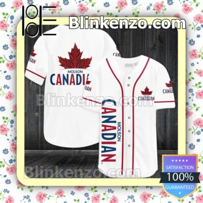 Molson Canadian Custom Baseball Jersey for Men Women
