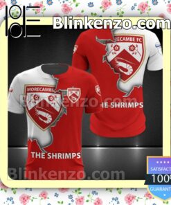 Morecambe FC The Shrimps Men T-shirt, Hooded Sweatshirt