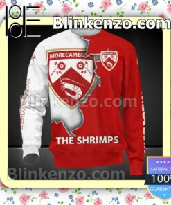Morecambe FC The Shrimps Men T-shirt, Hooded Sweatshirt b