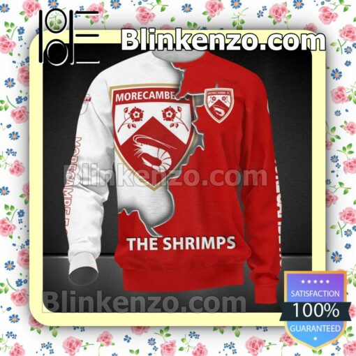 Morecambe FC The Shrimps Men T-shirt, Hooded Sweatshirt b