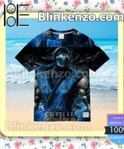 Mortal Kombat Subzero Men Short Sleeve Shirts a