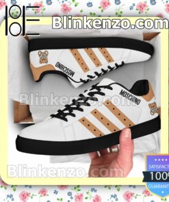 Moschino Logo Brand Adidas Low Top Shoes a