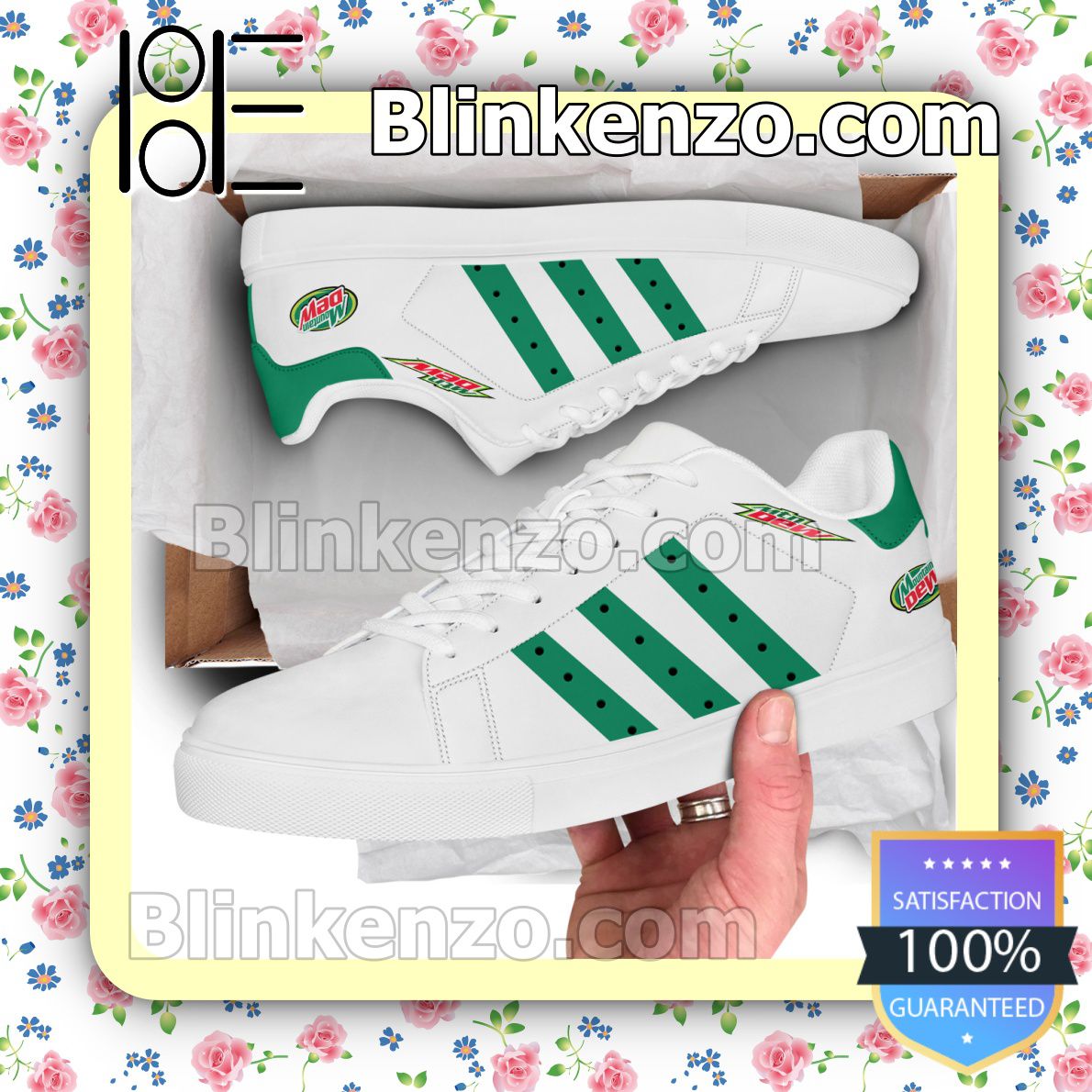 Mountain Dew Company Brand Adidas Low Top Shoes