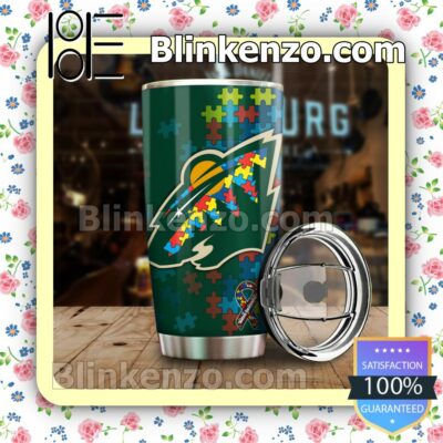 NHL Minnesota Wild Autism Awareness Tumbler Travel Mug