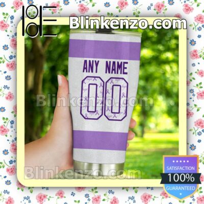 NHL St. Louis Blues Fights Cancer Tumbler Travel Mug b