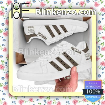 Nestle Logo Brand Adidas Low Top Shoes