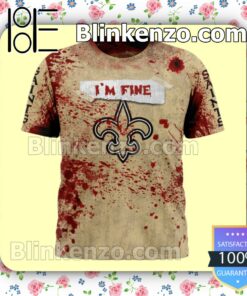 New Orleans Saints Blood Jersey NFL Custom Halloween 2022 Shirts