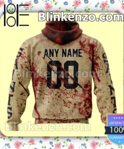 Discount New Orleans Saints Blood Jersey NFL Custom Halloween 2022 Shirts