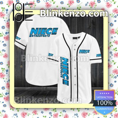 Niece Motorsports Car Team Custom Baseball Jersey for Men Women