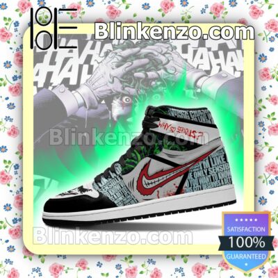 Nike Joker Why So Serious For Fan High Top Shoes b