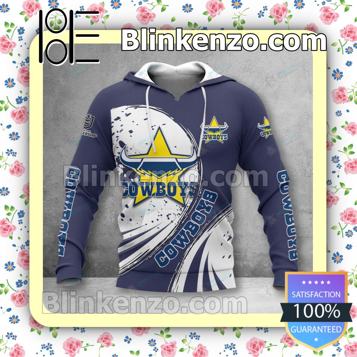North Queensland Cowboys T-shirt, Christmas Sweater