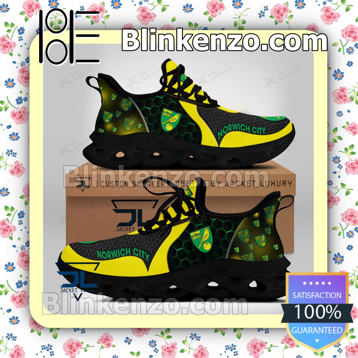 Very Good Quality Norwich City Go Walk Sports Sneaker