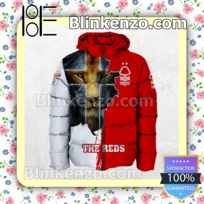 Nottingham Forest The Reds Lion Cross Men T-shirt, Hooded Sweatshirt a