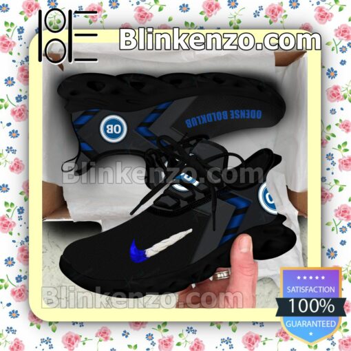 Odense Boldklub Logo Print Sports Sneaker a