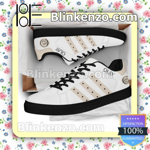Olay Logo Brand Adidas Low Top Shoes a