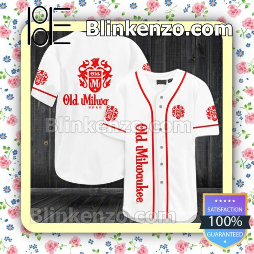 Old Milwaukee Beer Custom Baseball Jersey for Men Women