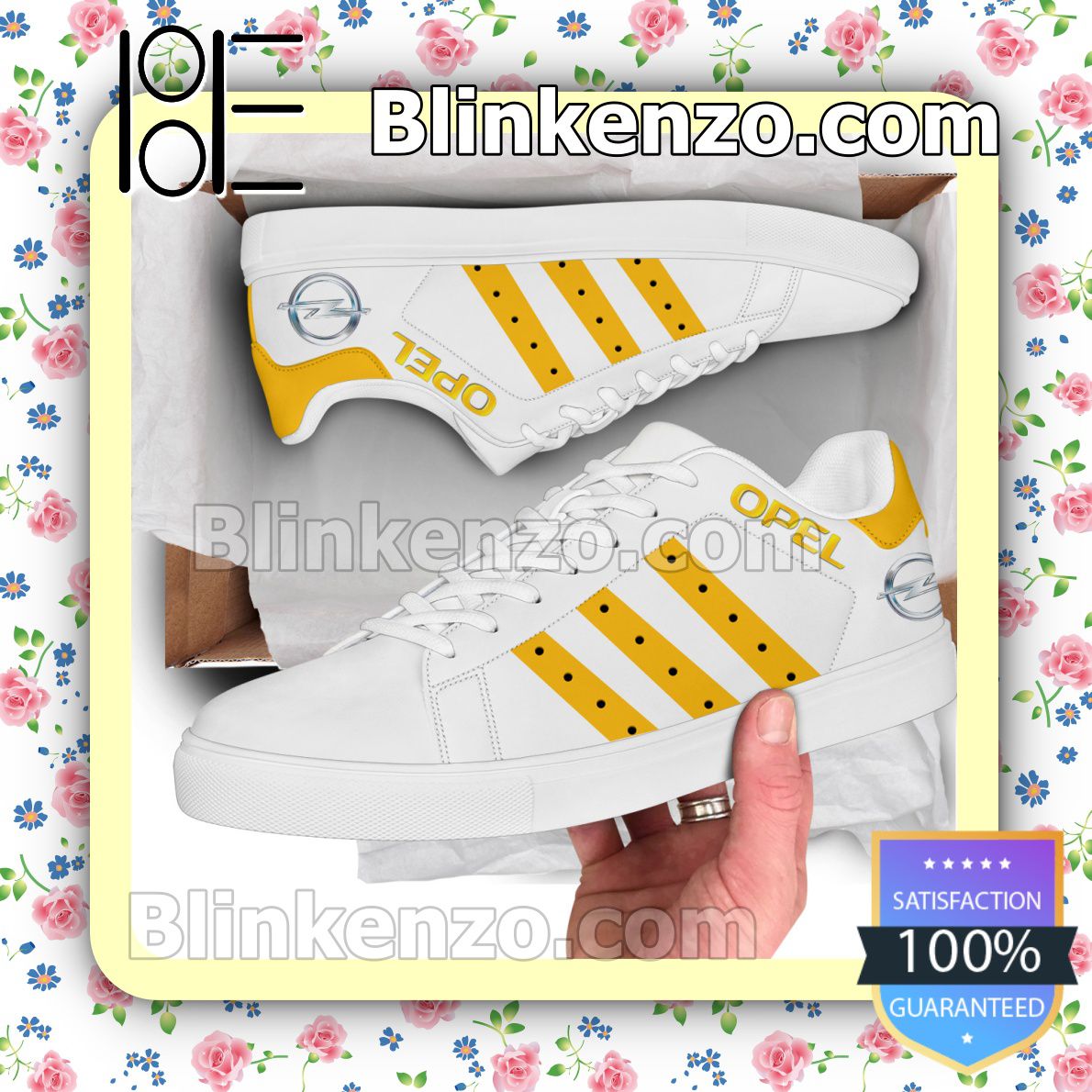Opel Logo Brand Adidas Low Top Shoes