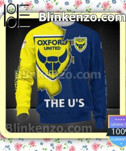 Oxford United FC The U's Men T-shirt, Hooded Sweatshirt b