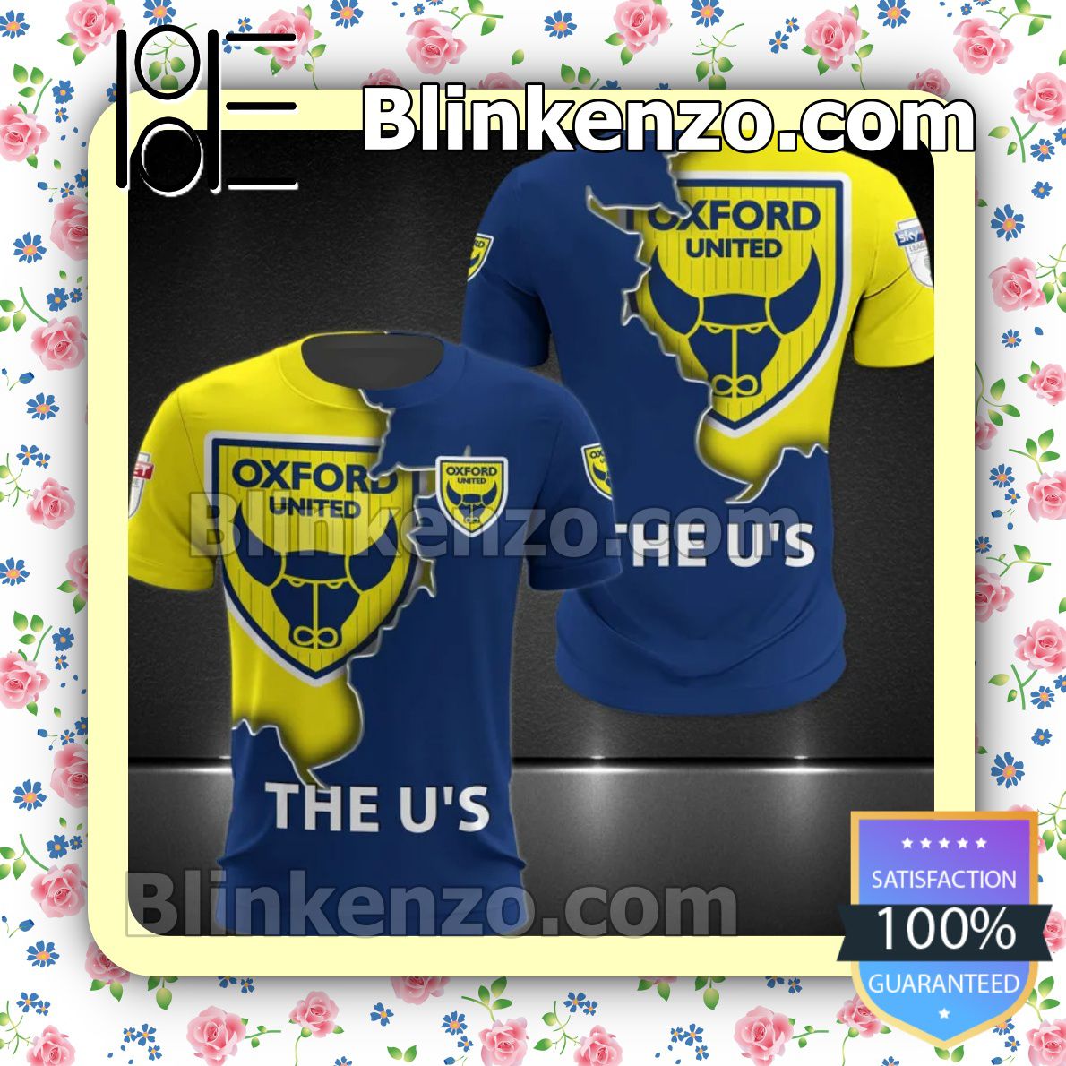 Oxford United FC The U's Men T-shirt, Hooded Sweatshirt