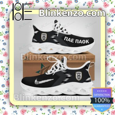 PAOK FC Logo Print Sports Sneaker b