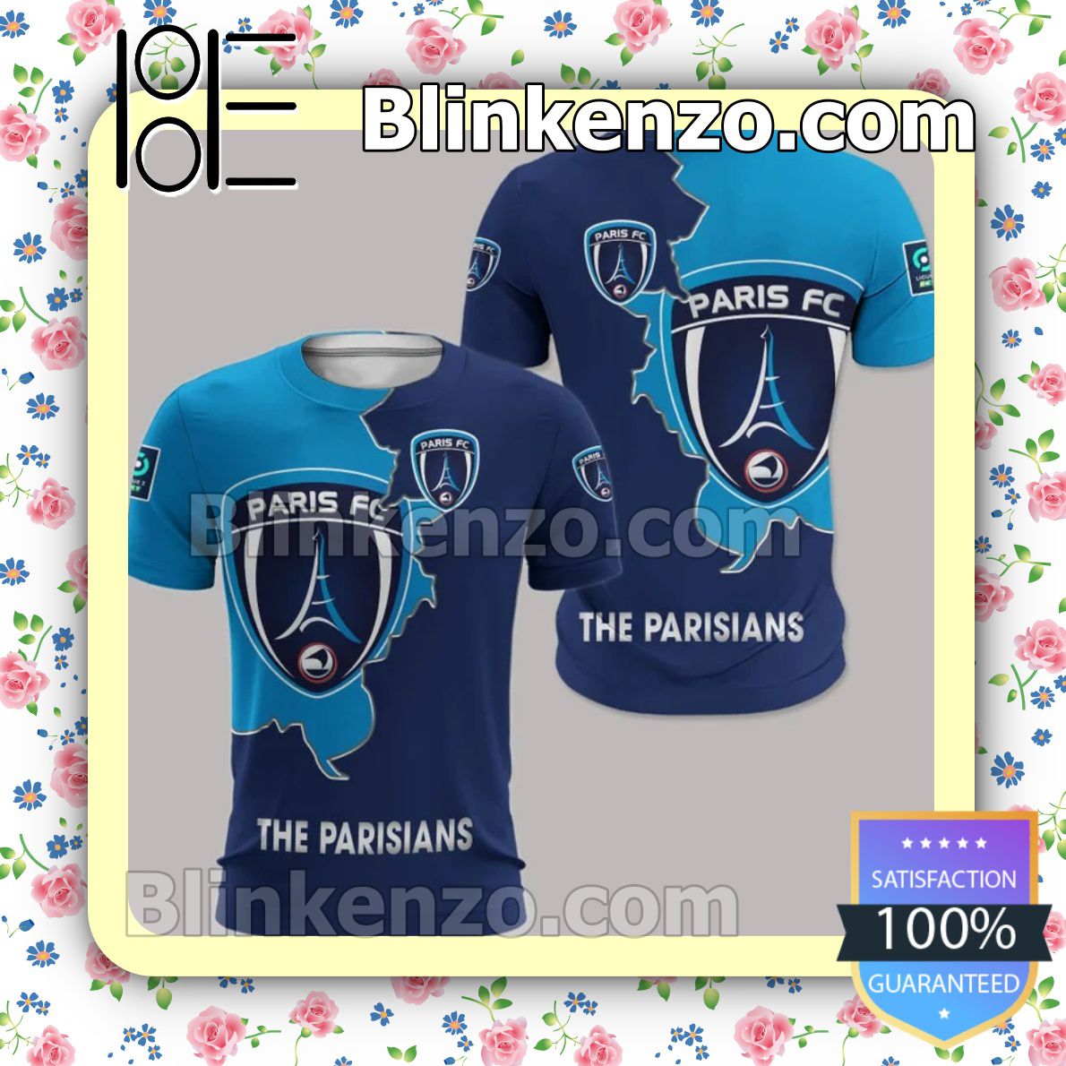 Paris FC The Parisians Men T-shirt, Hooded Sweatshirt