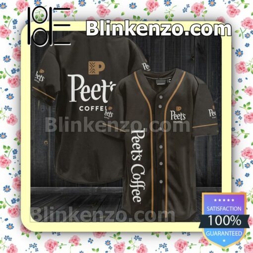 Peet's Coffee Custom Baseball Jersey for Men Women