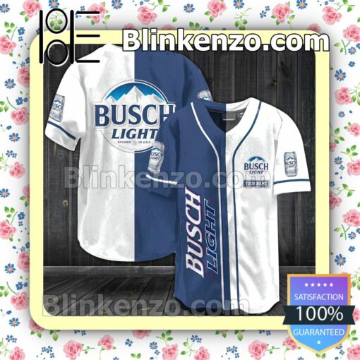 Personalized Busch Light Custom Baseball Jersey for Men Women