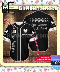 Personalized Jack Skellington Hello Darkness Custom Baseball Jersey for Men Women