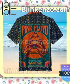 Pink Floyd Concert Nyc Fillmore East 1970 Men Short Sleeve Shirts a