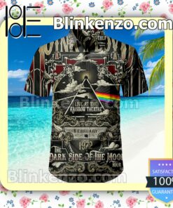 Pink Floyd Rainbow Theater Men Short Sleeve Shirts