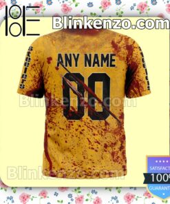 Buy In US Pittsburgh Steelers Blood Jersey NFL Custom Halloween 2022 Shirts