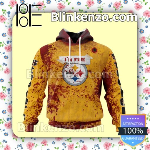 Amazon Pittsburgh Steelers Blood Jersey NFL Custom Halloween 2022 Shirts
