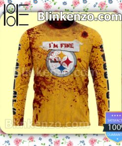 Only For Fan Pittsburgh Steelers Blood Jersey NFL Custom Halloween 2022 Shirts