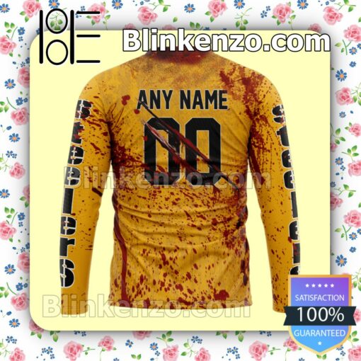 Handmade Pittsburgh Steelers Blood Jersey NFL Custom Halloween 2022 Shirts
