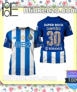 Porto Fc Super Bock Campeoes 30 Binance Hooded Jacket, Tee