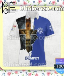 Portsmouth FC Pompey Lion Cross Men T-shirt, Hooded Sweatshirt x