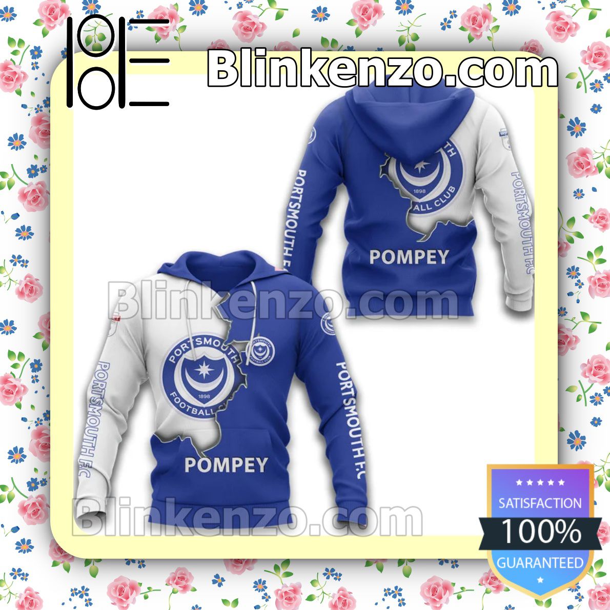 The cheapest Portsmouth FC Pompey Men T-shirt, Hooded Sweatshirt