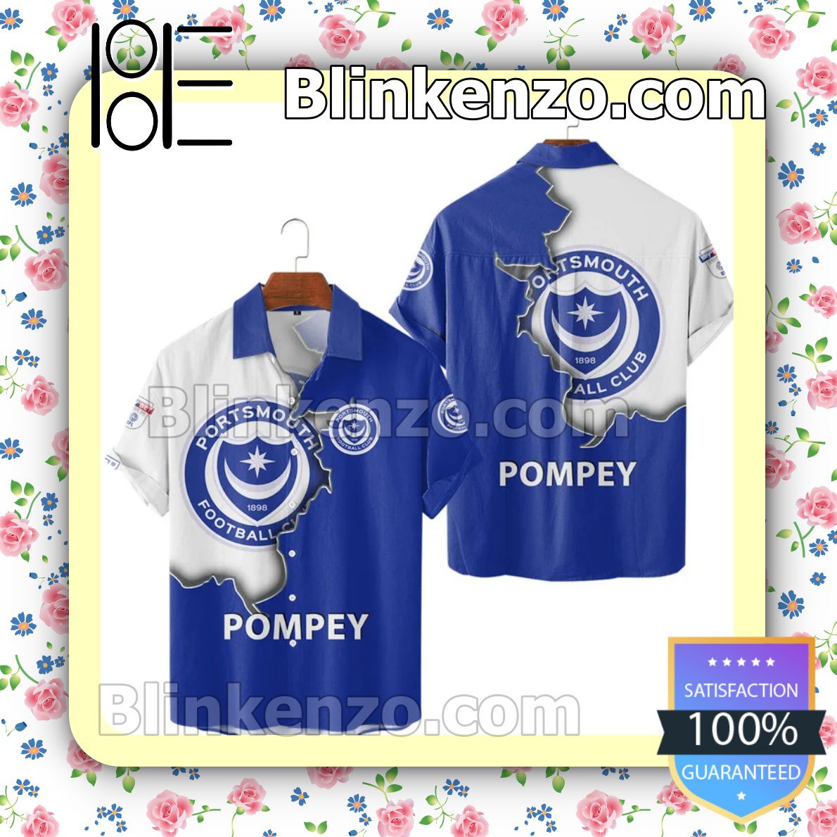 Only For Fan Portsmouth FC Pompey Men T-shirt, Hooded Sweatshirt
