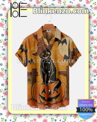 Pumpkin Cat Halloween Halloween 2022 Idea Shirt