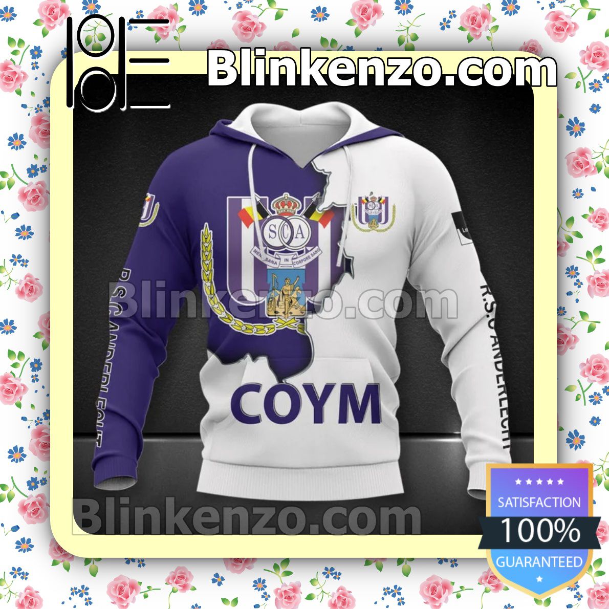 Perfect RSC Anderlecht FC Coym Men T-shirt, Hooded Sweatshirt