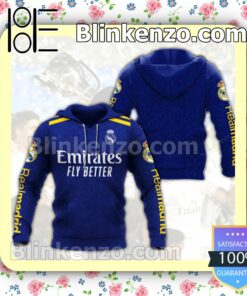 Real Madrid Emirates Fly Better Hooded Jacket, Tee c