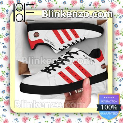 Redd's Apple Ale Logo Brand Adidas Low Top Shoes a