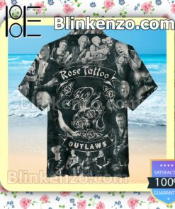 Rose Tattoo - Outlaws Men Short Sleeve Shirts a