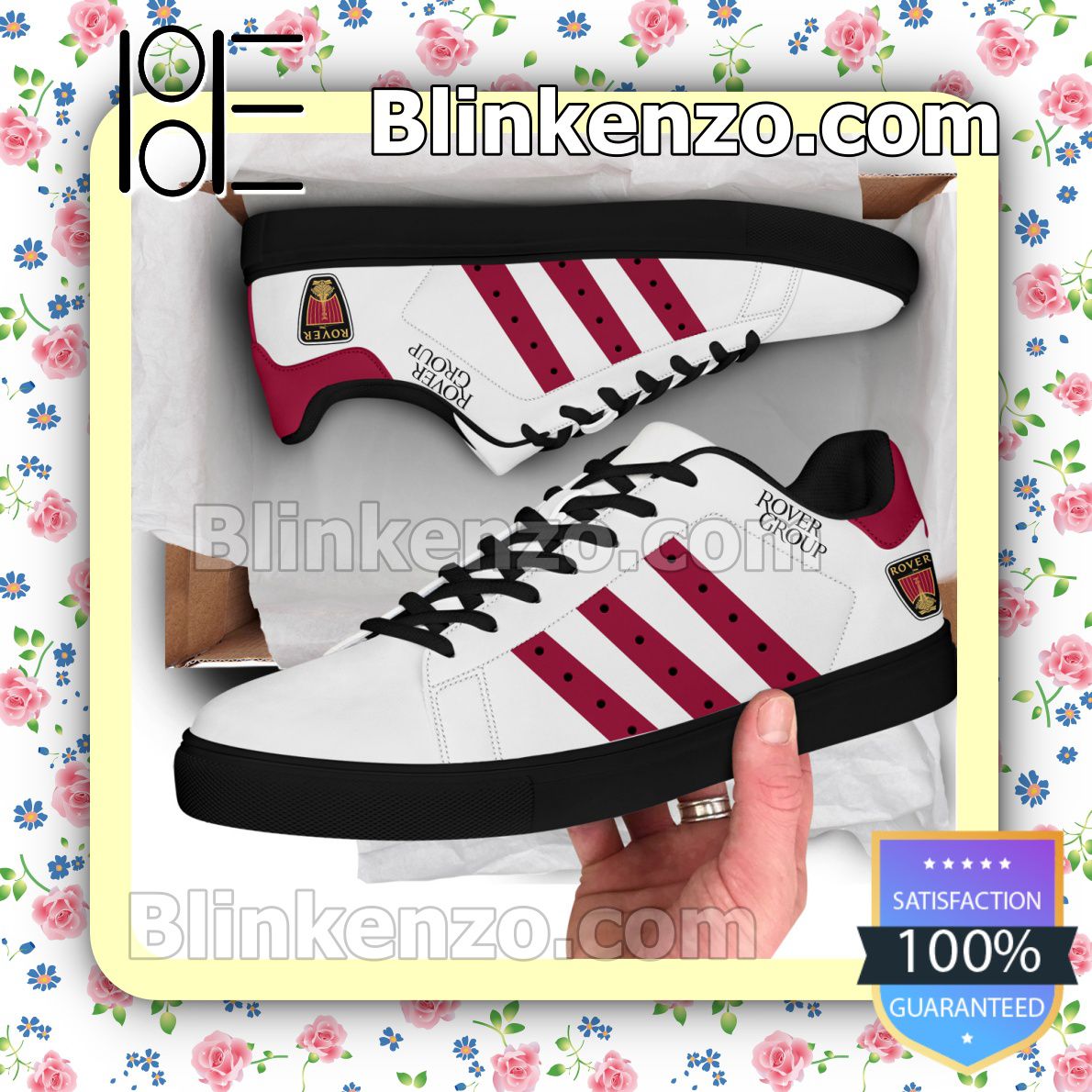 Rover Logo Brand Adidas Low Top Shoes