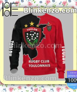 Rugby Club Toulonnais Men T-shirt, Hooded Sweatshirt b